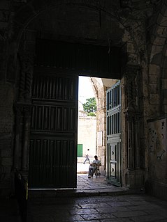 Chain Gate (Jerusalem) One of the gates of the al-Aqsa Mosque in Jerusalem