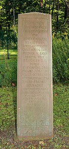 Memorial stone Eggenstein-Leopoldshafen Germany