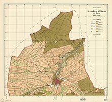 Die Gemarkung von Külsheim-Nordund Külsheim-Süd, 1931