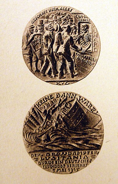File:Goetz medal commemorating the German sinking of the Lusitania (30689585541).jpg