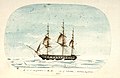 H.M.S. Amphitrite in the Ice. Sea of Ochotska. Lat. 53o 50'.n. Lony 142o OO'.E RMG PU6113.jpg