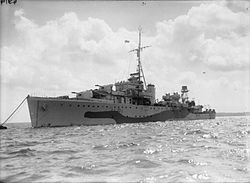 HMS Stork vuonna 1943