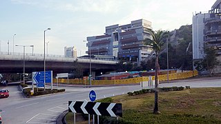 Scenic Hill Tunnel underground tunnel between Hong Kong-Zhuhai-Macau bridge main bridge and its Hong Kong port area