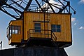 * Nomination A historic port crane in Cologne's Rheinauhafen -- H005 23:46, 13 November 2009 (UTC) * Promotion Wolken leichter Rotstich, dunkle Teile vielleicht etwas aufhellen, wenn Du das RAW hast. --Mbdortmund 00:04, 14 November 2009 (UTC) Habe ich, aber das geht zulasten des Kontrasts. Ich kann auf meinem kalibrierten Monitor keinen Rotstich erkennen. -- H005 16:36, 14 November 2009 (UTC) Mir gefällts besser so. --Mbdortmund 19:34, 15 November 2009 (UTC) ??? Ich habe das Bild doch gar nicht verändert ... :-) -- H005 17:32, 17 November 2009 (UTC)