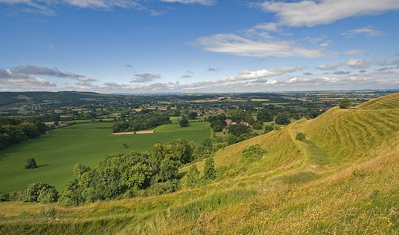 File:Hambledon Hill and Child Okeford 20080714.jpg