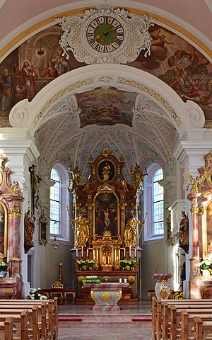Hart im Zillertal - Pfarrkirche hl Bartholomäus - Altar.jpg