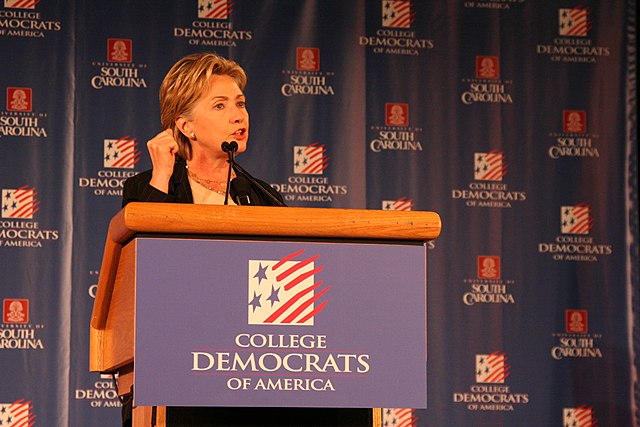 Hillary Clinton addresses the 2007 CDA National Convention.