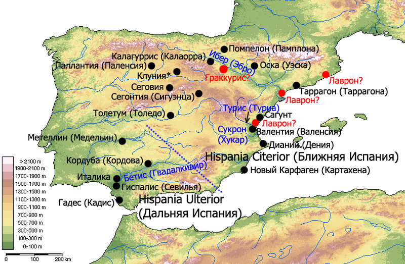 File:Hispania during Sertorian War ru.png
