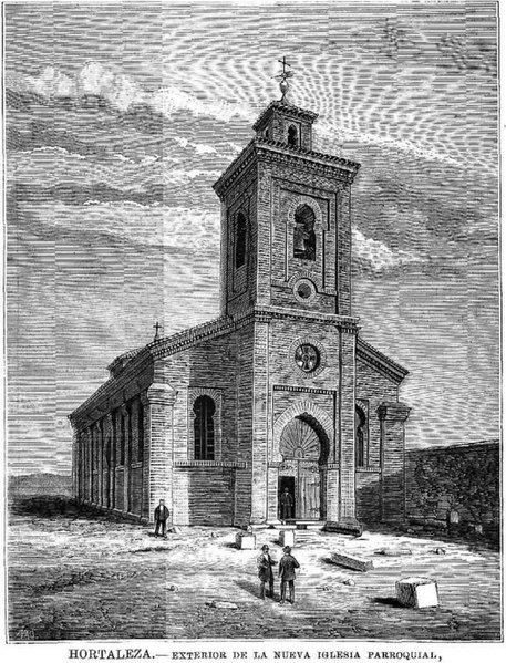 File:Hortaleza - Exterior de la nueva iglesia parroquial (1880).jpg