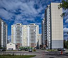 English: Hrušaŭka neighbourhood. Minsk, Belarus Беларуская: Гістарычны раён Грушаўка і яго забудова. Мінск, Беларусь Русский: Исторический район Грушевка и его застройка. Минск, Беларусь