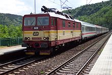 ČD 371 EuroCity Vindobona at Řež, 2007