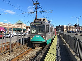 <span class="mw-page-title-main">Harvard Avenue station</span> Light rail station in Boston, Massachusetts, US