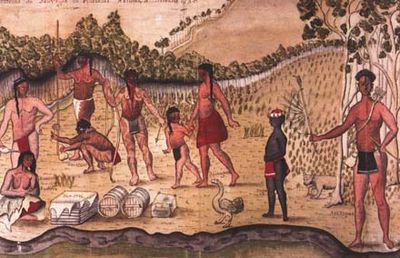 Indians of Several Nations New Orleans 1735 de Batz.JPG