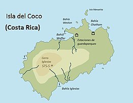 Kaart van Cocoseiland