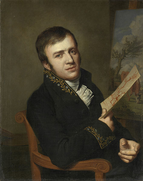 File:Jan (Baptist) Kobell II (1778-1814). Schilder, in het uniform van een lid van het Koninklijk Instituut van Wetenschappen, Letterkunde en Schoone Kunsten Rijksmuseum SK-A-1170.jpeg