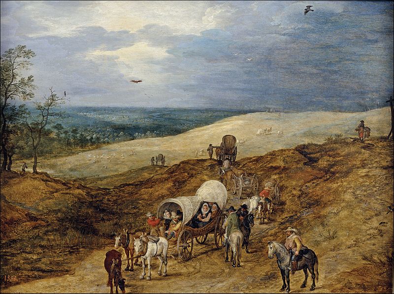 File:Jan Brueghel de Oude - Landschap met wagens.jpg