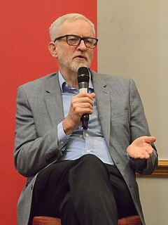 Jeremy Corbyn Former leader of the British Labour Party and independent Member of Parliament for Islington North