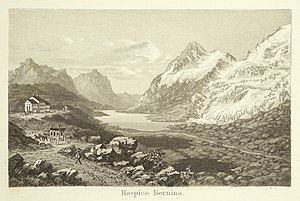 Berninapass: Geographie, Geschichte, Berninabahn und Seilbahnen