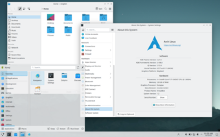 <span class="mw-page-title-main">KDE Plasma 5</span> 2014 graphical desktop for Linux and FreeBSD