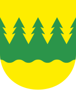 Fir-tree topped line (kuusikoro
) in Kainuu coat of arms. Kainuu.vaakuna.svg
