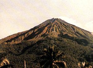 The Karangetang in 1986