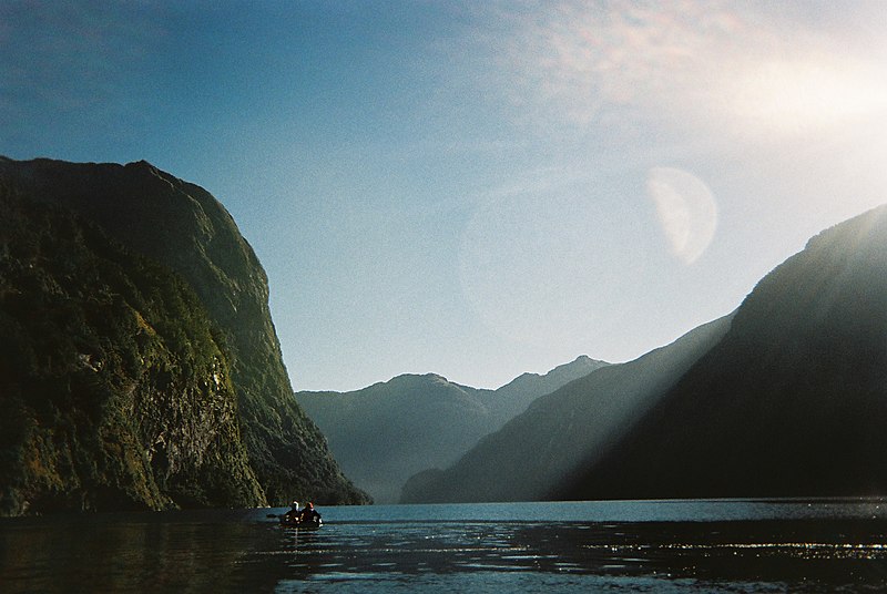 Kayak in Doubtful Sound
