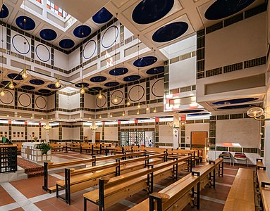 Interior of the church Am Schöpfwerk, Meidling, Vienna Photograph: Stefan Fadinger