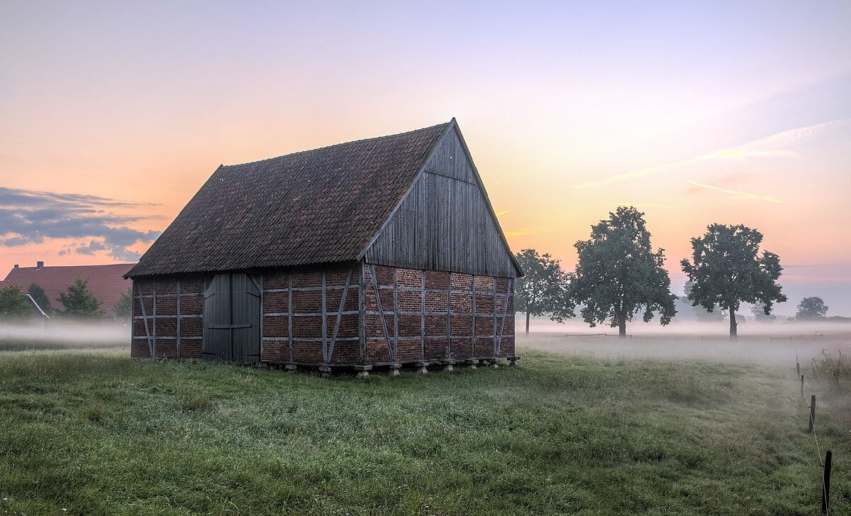 4. Barn “Mäusescheune”, Rödder, Kirchspiel, Dülmen, North Rhine-Westphalia Photograph: XRay Licensing: CC-BY-SA-4.0