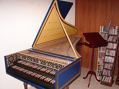 A two manual harpsichord