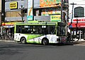 国際興業1506号車。中型幅7ｍ車。