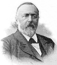 Рихард фон Крафт-Эбинг, 1891 год (фотография В. Г. Чеховского, гравёр Б. А. Пуц)