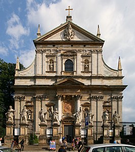Cerkev sv. Petra in Pavla, Krakov, Poljska, Giovanni Maria Bernardoni (1605–1619)