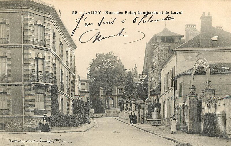 File:L1926 - Lagny-sur-Marne - Rue des Poids aux Lombards et de Laval.jpg