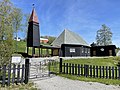 LANDASBYGDA KIRKE Kapell, Landasvegen, Sondre Land, Norway (Lutheran church, Per Nordan 1965) 2021-06-01 IMG 1207.jpg