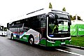 Ebusco 2.2 (kent:LER BK 533) elektrische bus, 12 meter bij Borkumer Kleinbahn te Brussel.