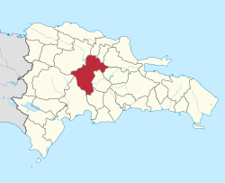 Location of the La Vega Province