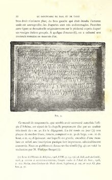 As published in 1909 in Alfred Merlin's La necropole punique d'Ard el-Kheraib a Carthage La necropole punique d'Ard el-Kheraib a Carthage (IA lanecropolepuniq02merl).pdf