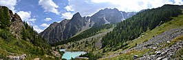 Het Lac de la Douche, op de wandelroute GR54