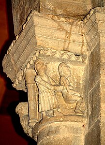 Arcata della chiesa di Landiras transetto ovest Ch S c.jpg