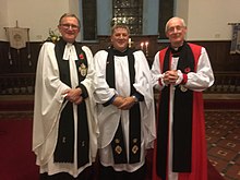 Eagles (right) during the installation of a new vicar in 2019 Licensing of Rev William Mackay.jpg