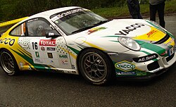 Gilles Nantet au rallye du Limousin en 2012.