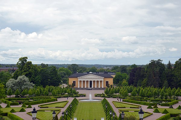 The Botanical Garden at Uppsala Castle.