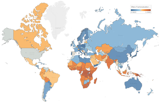 List of countries ranked by ethnic and cultural diversity level