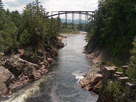 The Pemigewasset River at Livermore Falls