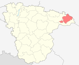 Borisoglebsky rajon - Harta
