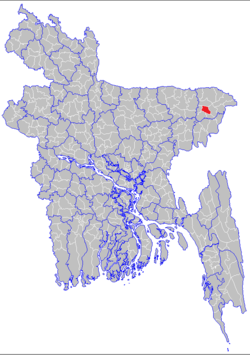 Location of Dakshin Surma