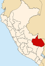 Location of Madre de Dios region.png