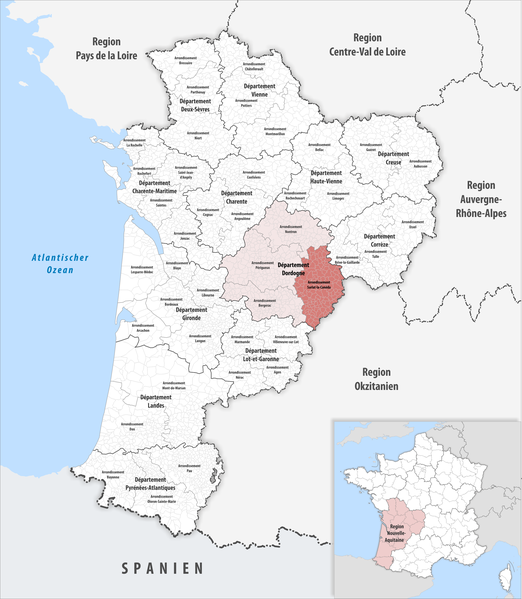 File:Locator map of Arrondissement Sarlat-la-Canéda 2022.png