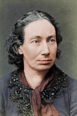 Porträtt av Louise Michel