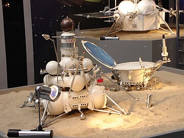 Luna sample return and Lunokhod lunar rover models.jpg